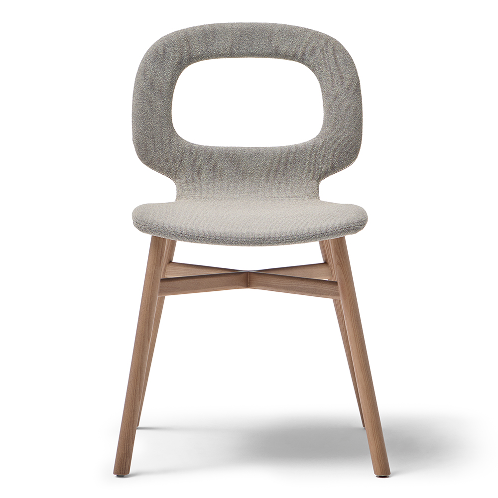 Silla tapizada Halo Wood 4 patas Blasco&Vila