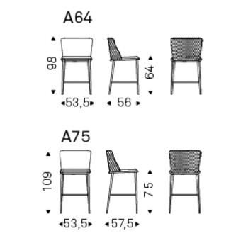 Taburete Magda ML Couture Cattelan Italia