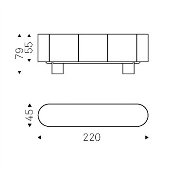 Aparador Savoy Cattelan Italia