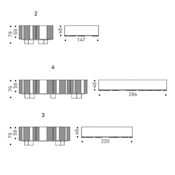 Aparador Amsterdam Keramik Cattelan Italia
