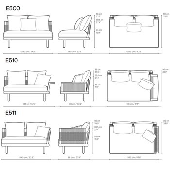Sofá modular Embrace Outdoor Carl Hansen and Son