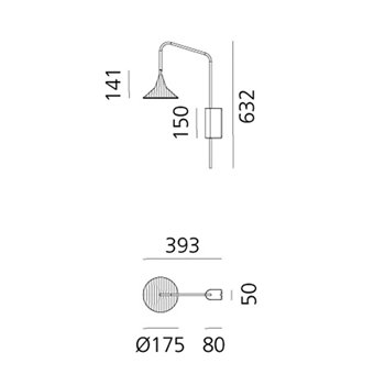 Aplique Unterlinden Outdoor Artemide