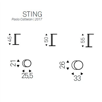Mesa auxiliar Sting Wood Cattelan Italia