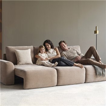 Sofá cama Norum chaise longue curve Innovation Living