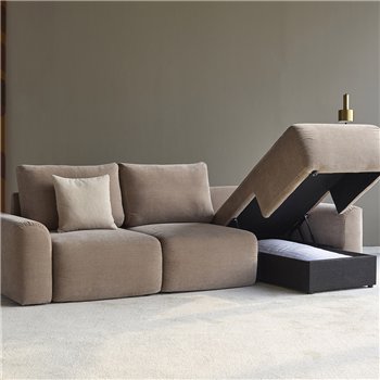 Sofá cama Norum chaise longue curve Innovation Living