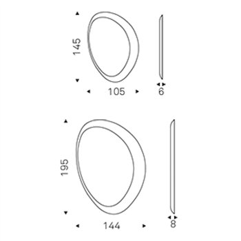 Espejo Ascot Cattelan Italia