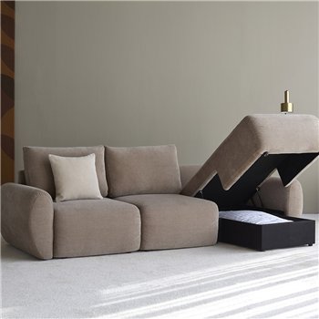 Sofá cama Norum chaise longue curve Innovation Living