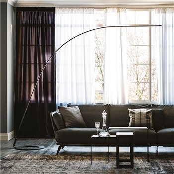 Lámpara pie Lampo - Negro (GFM73)