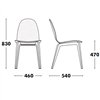 Silla Bob madera tapizada Ondarreta