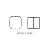 Funda pouf Soft Square Softline