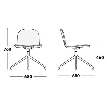 Silla Bob XL giratoria Ondarreta