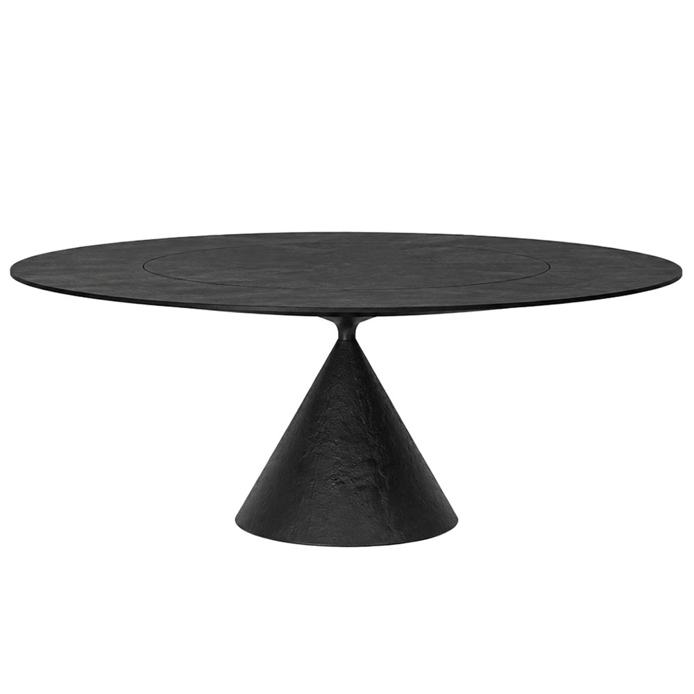 Mesa Clay Concrete Lazy Susan Desalto