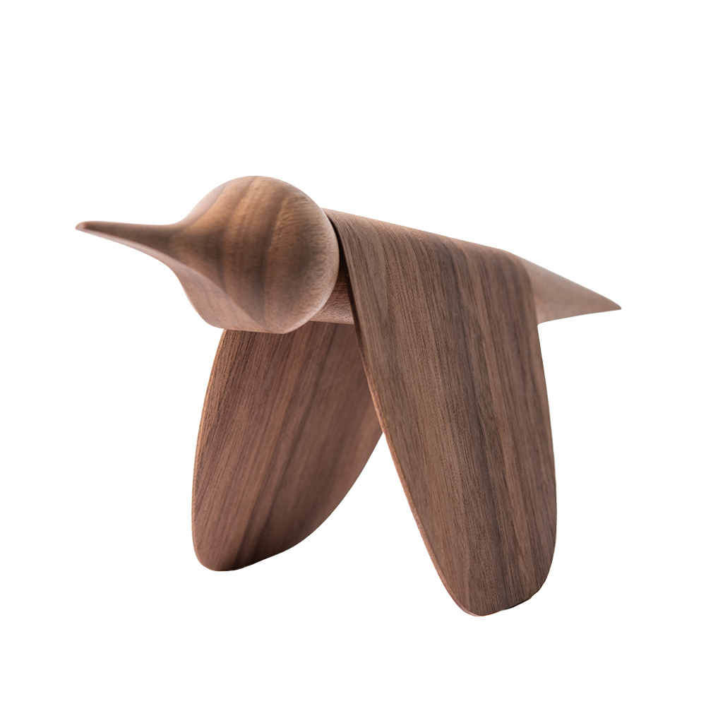 Escultura Bird Gazzda - nogal