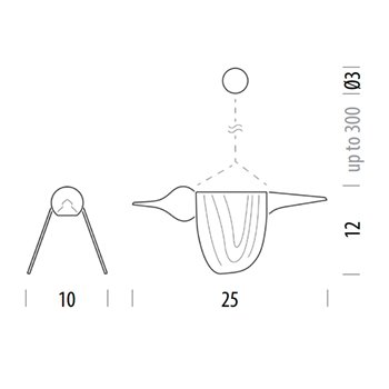 Escultura Bird Gazzda