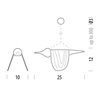 Escultura Bird Gazzda