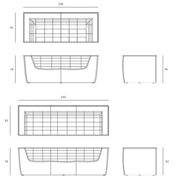Sofá N701 Ethnicraft