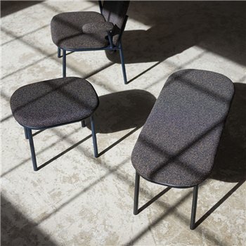 Pouf Lana acero Ondarreta