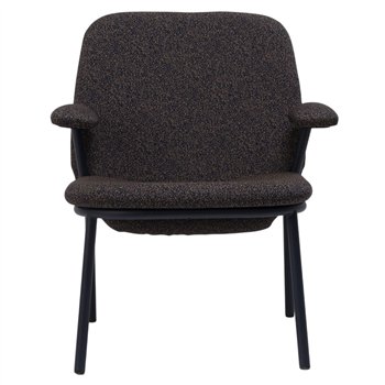 Sillón Lana acero con brazos Ondarreta