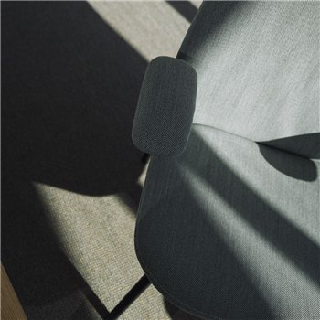Sillón Lana acero con brazos Ondarreta