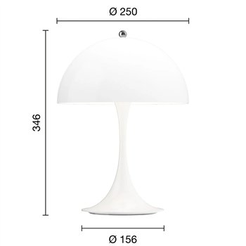 Lámpara Panthella 250 Portable Louis Poulsen