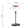 Lámpara PH 80 Portable Sobremesa Louis Poulsen