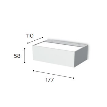 Aplique Rec Double Mini ArkosLight