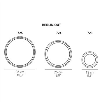 Aplique Berlin-Out Oluce