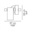 Aplique Dancing Glass Oluce