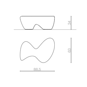 Mesita Ripple Serralunga