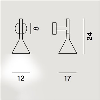 Aplique Aplomb mini Foscarini