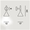 Aplique Aplomb mini Foscarini