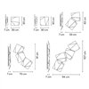 Lámpara aplique Origami outdoor Vibia
