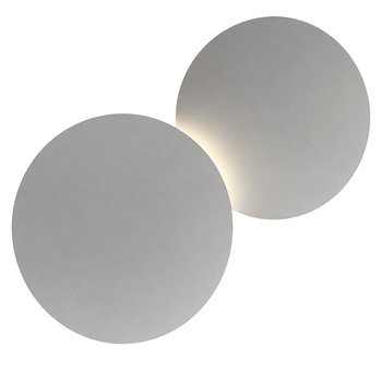 Lámpara aplique Puck Wall Art doble liso Vibia