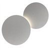 Lámpara aplique Puck Wall Art doble liso Vibia