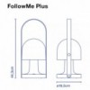 Lámpara sobremesa FollowMe Plus Oferta Marset