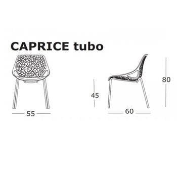 Silla Caprice Tube Casprini