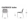 Silla Caprice Tube Casprini