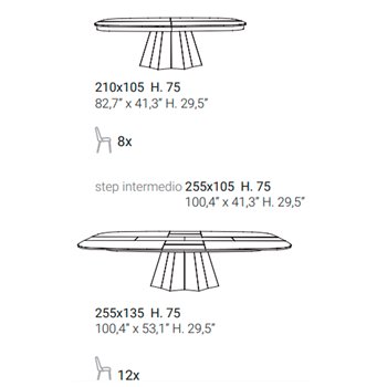 Mesa Optimus extensible Ozzio Design