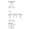 Mesa/consola Sakura Ozzio Design