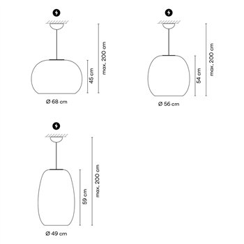 Lámpara suspensión Closer Outdoor Vibia