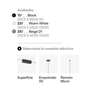 Lámpara suspensión Asia Vibia