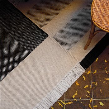 Alfombra Tres Outdoor Negro