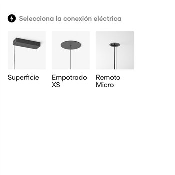 Lámpara suspensión lineal Nexum Vibia