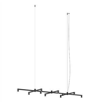 Lámpara suspensión rectangular Nexum descendente Vibia