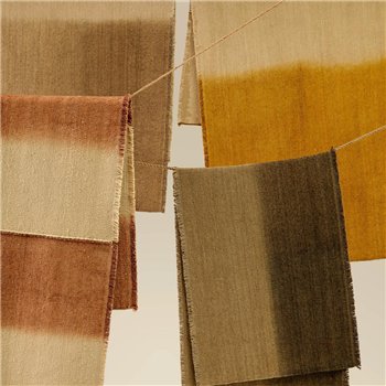 Alfombra Matiz Panel Mustard/Rose