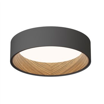 Lámpara techo Duo Nogal Vibia