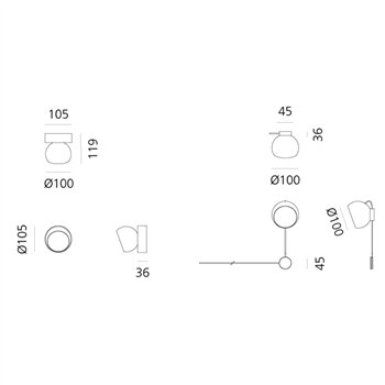 Aplique IXA Spot Artemide