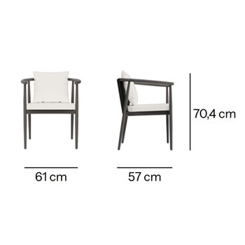 Sillón comedor Clover Skyline