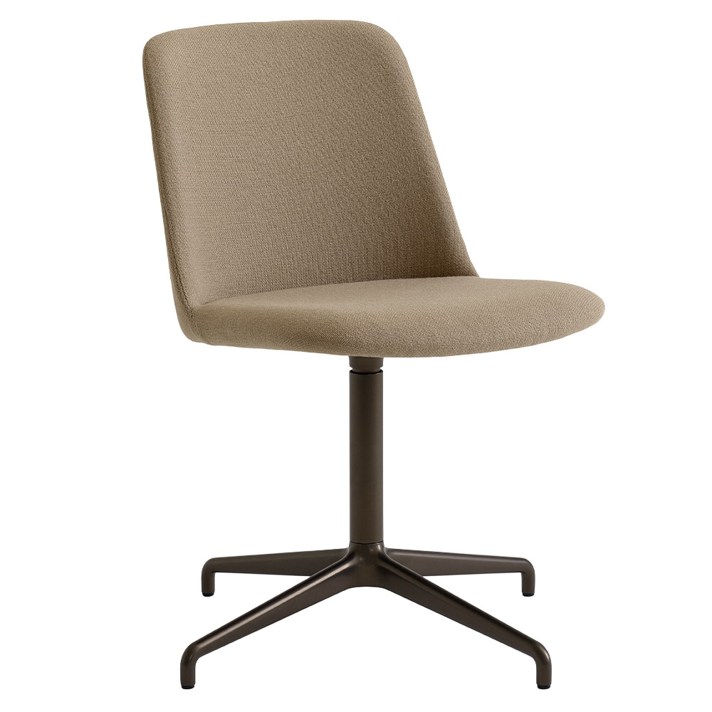 Silla Rely tapizada giratoria &Tradition