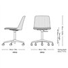 Silla Rely regulable tapizado doble &Tradition